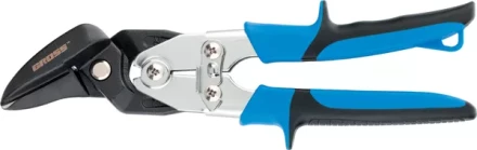 Ножницы по металлу&quot;PIRANHA&quot;,усиленные,255 мм,прямой и правый рез,сталь-СrMo,двухкомп.рукоятки GROSS 78351 купить в Губкинске