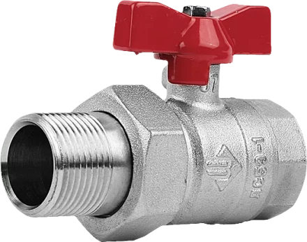 Краны шаровые ВН с накидной гайкой серия МАСТЕР купить в Губкинске