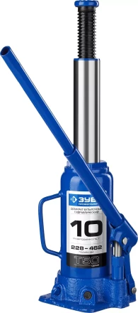 Домкрат гидравлический бутылочный T50, 10т, 228-462мм, ЗУБР Профессионал 43060-10 43060-10_z01 купить в Губкинске