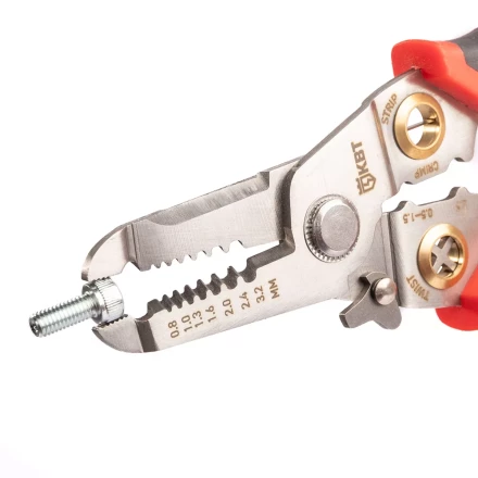 Многофункциональный стриппер КВТ WSS-02 для снятия изоляции с проводов 0.5–6.0 мм (102399) купить в Губкинске