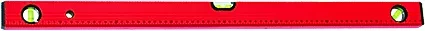 Уровень алюминиевый 1000 мм 3 глазка красный линейка  MATRIX 33229 купить в Губкинске