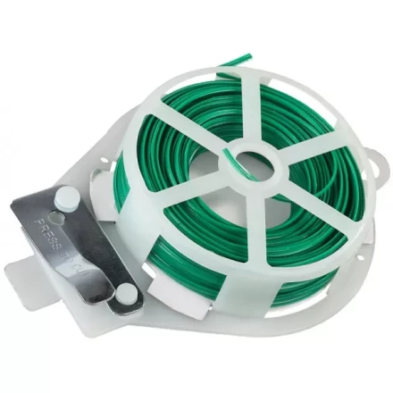 Проволока подвязочная RACO плоская, в пластиковой обойме, 20м 42359-53632C купить в Губкинске