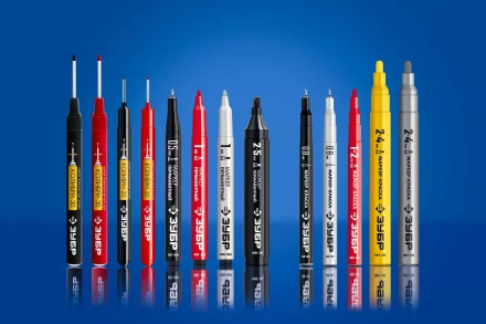 ЗУБР Колибри-20 красный, наконечник L 20 мм,  2 мм, перманентный маркер для отверстийл (06328-3) купить в Губкинске