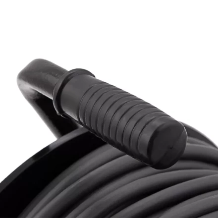 Удлинитель силовой 50 м, 16А, тип УХ10, ПВС, усиленный, на кабельной катушке, 4 розетки без заземления Сибртех 95870 купить в Губкинске