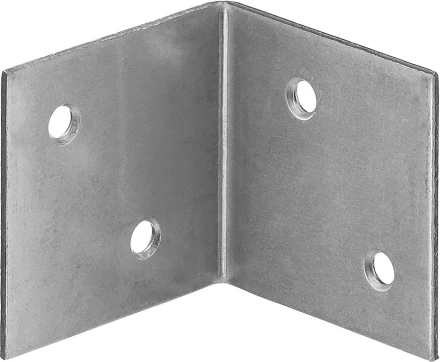 ЗУБР УМШ-1.5, 40 x 40 x 40 x 1.5 мм, белый цинк, широкий мебельный уголок (31034-40) купить в Губкинске
