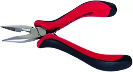 Длинногубцы Mini 130 мм никелированные прямые авторазжим двухкомпонентные рукоятки MATRIX 17810 купить в Губкинске