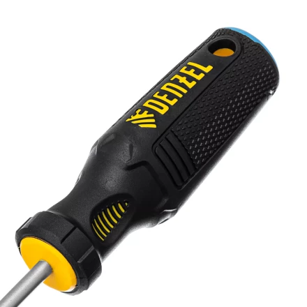 Отвертка, SL5x100 мм, S2, 3к рукоятка Denzel 121967 купить в Губкинске