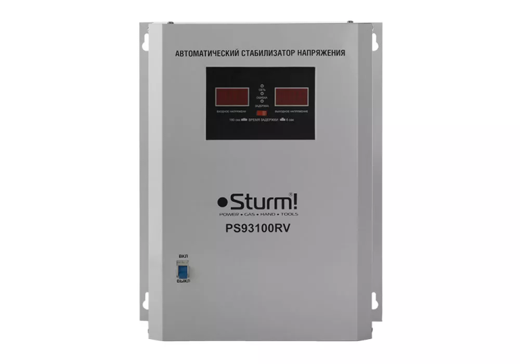 Настенный однофазный стабилизатор напряжения STURM PS93100RV купить в Губкинске