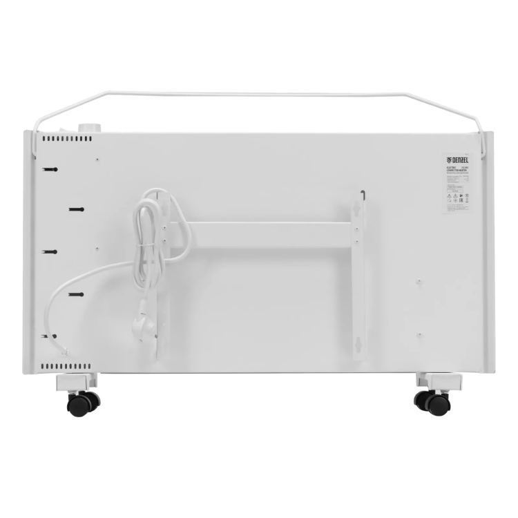 Конвектор электрический Denzel XCE-2000, 230 В, 2000 Вт, X-образный нагреватель белый 98132 купить в Губкинске