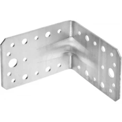 Крепежный угол ЗУБР &quot;МАСТЕР&quot; усиленный, 65х90х90мм, 20шт 310115-65-090