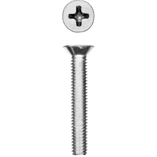 Винт DIN 965, M5 x 40 мм, 6 шт, кл. пр. 4.8, оцинкованный, ЗУБР 303116-05-040 купить в Губкинске