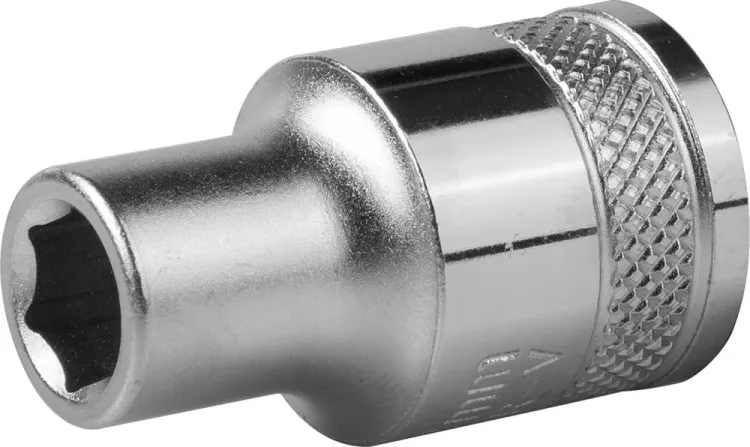 Торцовая головка KRAFTOOL "INDUSTRIE QUALITAT", Cr-V, FLANK, хромосатинированная, 1/2", 9 мм 27805-09_z01 купить в Губкинске