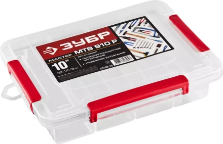 Органайзер ЗУБР "МАСТЕР" для крепежа и принадлежностей, 252х176х58мм (10") 38193-10 купить в Губкинске
