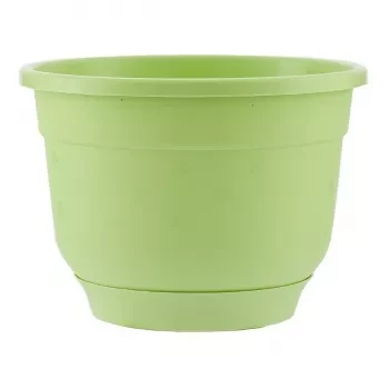 Горшок Флокс с поддоном салатовый 1,5 л PALISAD 69216 купить в Губкинске