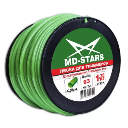 Леска для триммера HEXAGON LINE (шестиугольник) катушка 3,5ММХ122М купить в Губкинске