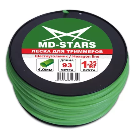 Леска для триммера HEXAGON LINE (шестиугольник) катушка 3,5ММХ122М купить в Губкинске
