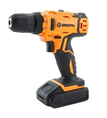 Дрель-шуруповерт аккумуляторная Вихрь ДА-12Л-2КА купить в Губкинске