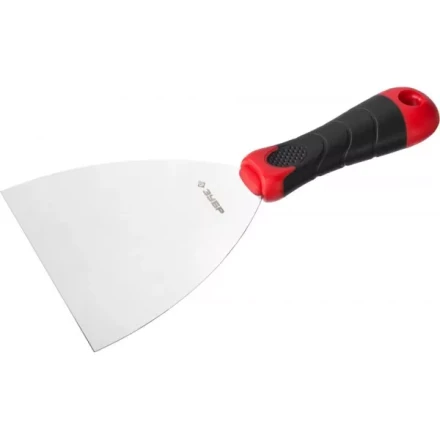 Шпатель ЗУБР &quot;МАСТЕР&quot;, профилированное нержавеющее полотно, 2к ручка, 120мм 10072-12 купить в Губкинске