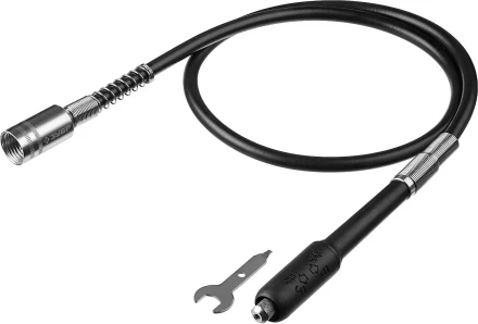 ЗУБР длина - 1 м, цанга 1.6 - 3.2 мм, гибкий вал с цанговым патроном (35944) купить в Губкинске