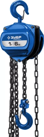 Таль цепная &quot;ТШ-1-6&quot; шестеренная, ЗУБР Профессионал 43082-1, 1т / 6м 43082-1_z01 купить в Губкинске
