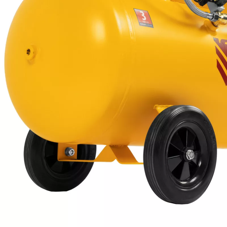 Компрессор безмасляный, малошумный DLS 1800/100,1800 Вт, 3x600, 100 л, 345 л/мин// Denzel 58028 купить в Губкинске