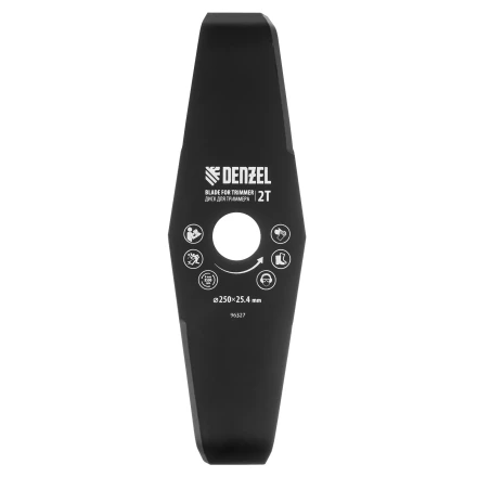 Диск для триммера  мульчирующий, 250 х 25,4 толщина 3 мм, 2 лезвия// Denzel 96327 купить в Губкинске