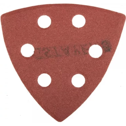 Треугольник шлифовальный универсальный STAYER "MASTER" на велкро основе, 6 отверстий, Р180, 93х93х93мм, 5шт 35460-180 купить в Губкинске