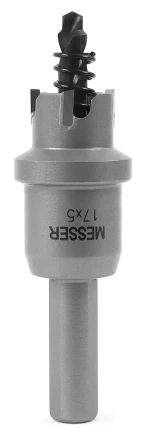 ТСТ коронка MESSER 17X5 с центрирующим сверлом и толкающей пружиной купить в Губкинске