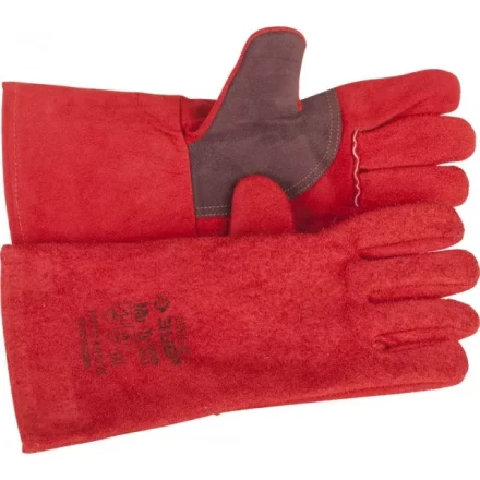 Термостойкие краги ЗУБР &quot;МАСТЕР&quot; для сварки и тяжелых механических работ, спилковые, с подкладкой, 350мм 11334-XL купить в Губкинске