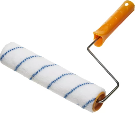 Валик NYLON ПОЛИАМИД малярный в сборе, ворс 6мм, бюгель 6мм, 40х240мм, STAYER Master 03041-24 купить в Губкинске