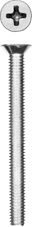 Винт DIN 965, M5 x 50 мм, 5 шт, кл. пр. 4.8, оцинкованный, ЗУБР 303116-05-050 купить в Губкинске