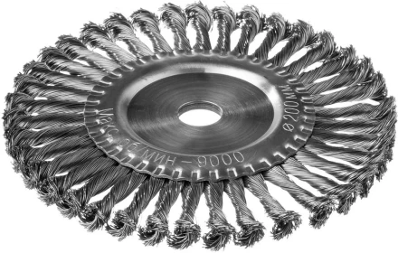 DEXX. Щетка дисковая для УШМ, жгутированная стальная проволока 0,5мм, 200ммх22мм 35100-200 купить в Губкинске