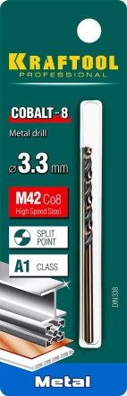 Сверла по металлу HSS-Co Оберон 29656-3.3 купить в Губкинске