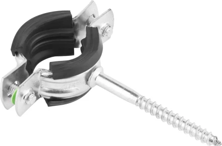 ЗУБР. Хомут трубный оцинкованный, с шурупом, 3/4&quot;, 1шт 37854-25-29-1 купить в Губкинске