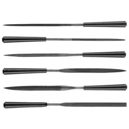 Набор STAYER &quot;MASTER&quot; Надфили, ручка из ПВХ, 100мм, 6шт 1603-10-H6_z01 купить в Губкинске