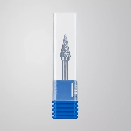 Зубр Твердосплавная борфреза M - конус с острым углом, 10 х 20 мм, угол 25° (28811-10-20) купить в Губкинске
