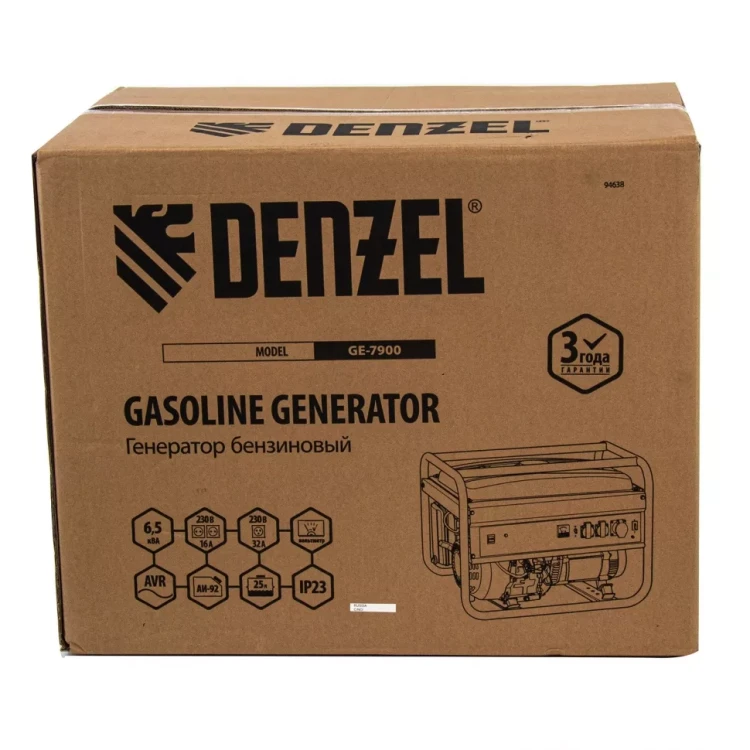Генератор бензиновый DENZEL GE 7900 94638 купить в Губкинске
