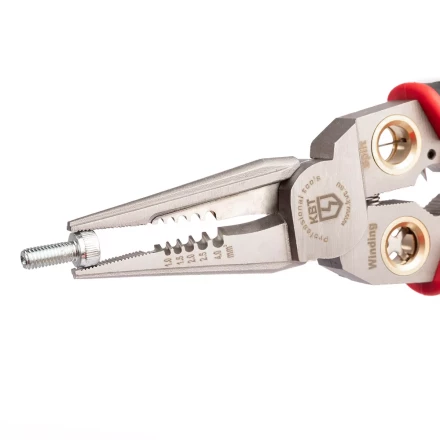 Мультитул-длинногубцы КВТ MT-03 (6 в 1) с функцией снятия изоляции и резки (102401) купить в Губкинске