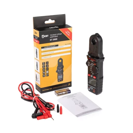 Токоизмерительные клещи КВТ КТ 200D с True RMS (101563) купить в Губкинске