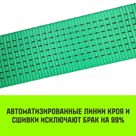 Ремень стяжной кольцевой с храповым механизмом HITCH REGULAR 75мм 7т 4м (SZ087980) купить в Губкинске