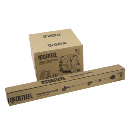 Триммер бензиновый DTL-52S, 52 см3, разъемная штанга, состоит из 2 частей Denzel 96266 купить в Губкинске