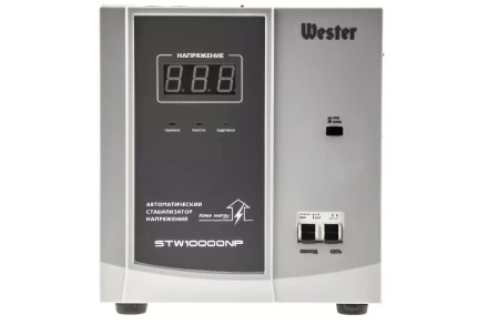 Стабилизатор напряжения WESTER STW10000NP купить в Губкинске