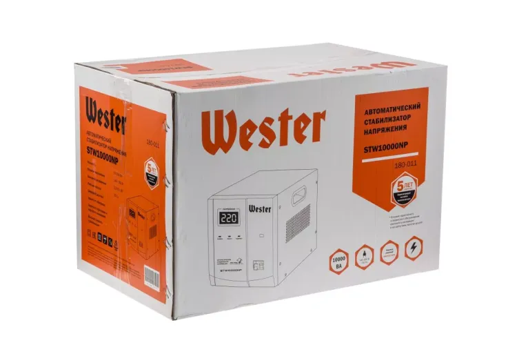 Стабилизатор напряжения WESTER STW10000NP купить в Губкинске