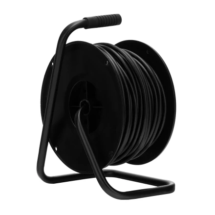 Удлинитель силовой на кабельной катушке, ПВС, 50 м, 4 розетки, 16А, тип УХз16, Россия Сибртех 96046 купить в Губкинске