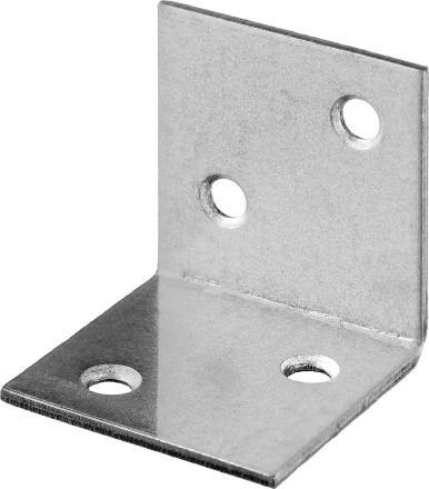ЗУБР УМШ-1.5, 25 x 25 x 25 x 1.5 мм, белый цинк, широкий мебельный уголок (31034-25) купить в Губкинске