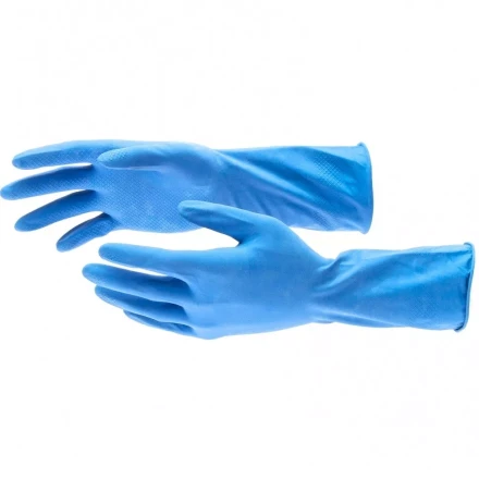 Перчатки хозяйственные латексные c хлопковым напылением S Elfe 67885 купить в Губкинске