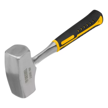 Кувалда 2 кг, цельнометаллическая, двухкомпонентная рукоятка Denzel 11013 купить в Губкинске