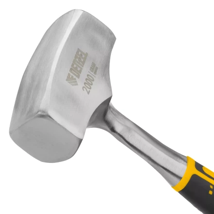 Кувалда 2 кг, цельнометаллическая, двухкомпонентная рукоятка Denzel 11013 купить в Губкинске