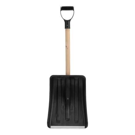Лопата для уборки снега полипропиленовая Sparta, 275х365х870 мм, деревянный черенок, Россия 61653 купить в Губкинске