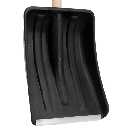 Лопата для уборки снега полипропиленовая Sparta, 275х365х870 мм, деревянный черенок, Россия 61653 купить в Губкинске